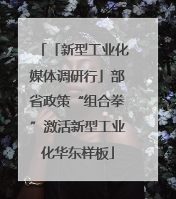 「新型工业化媒体调研行」部省政策“组合拳”激活新型工业化华东样板