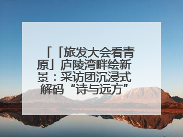 「旅发大会看青原」庐陵湾畔绘新景：采访团沉浸式解码“诗与远方”（图）