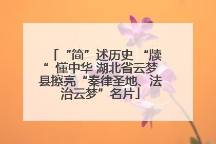 “简”述历史 “牍”懂中华 湖北省云梦县擦亮“秦律圣地、法治云梦”名片