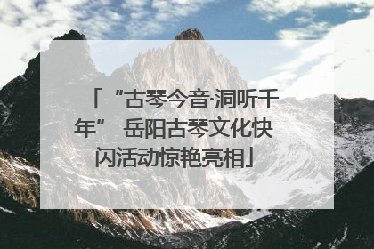 “古琴今音·洞听千年” 岳阳古琴文化快闪活动惊艳亮相