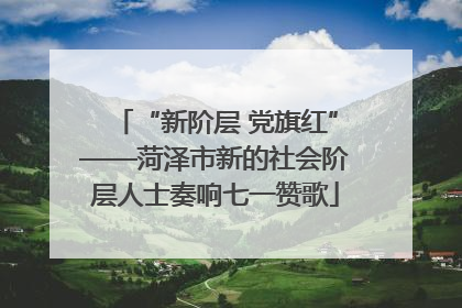 “新阶层 党旗红”——菏泽市新的社会阶层人士奏响七一赞歌