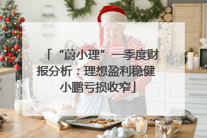 “蔚小理”一季度财报分析：理想盈利稳健 小鹏亏损收窄