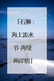 石狮：海上泼水节 再续两岸情