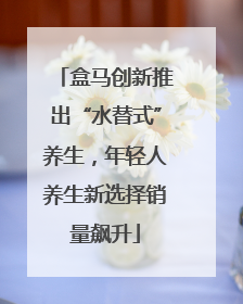盒马创新推出“水替式”养生，年轻人养生新选择销量飙升