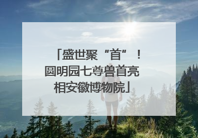 盛世聚“首”！圆明园七尊兽首亮相安徽博物院