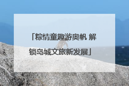 粽情童趣游奥帆 解锁岛城文旅新发展