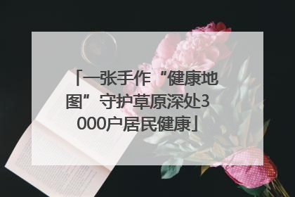 一张手作“健康地图”守护草原深处3000户居民健康