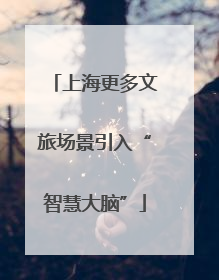 上海更多文旅场景引入“智慧大脑”