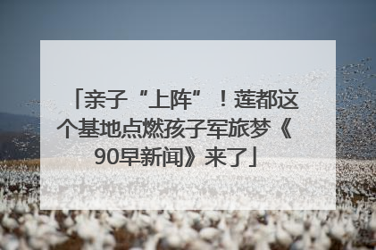 亲子“上阵”！莲都这个基地点燃孩子军旅梦《90早新闻》来了