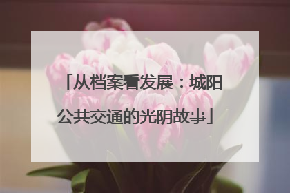 从档案看发展：城阳公共交通的光阴故事