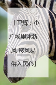 卫辉：小广场里沐新风 移风易俗入民心