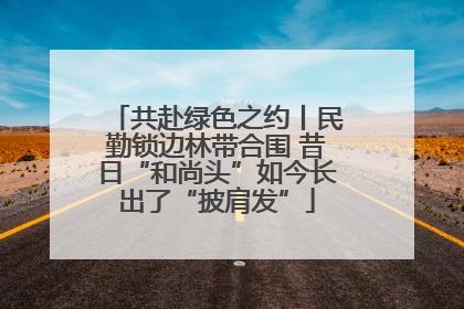 共赴绿色之约丨民勤锁边林带合围 昔日“和尚头”如今长出了“披肩发”