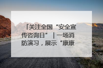 关注全国“安全宣传咨询日”｜一场消防演习，展示“康康”应急实力