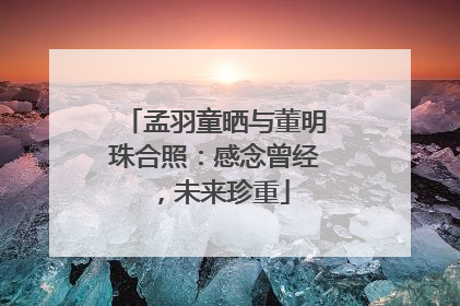 孟羽童晒与董明珠合照：感念曾经，未来珍重