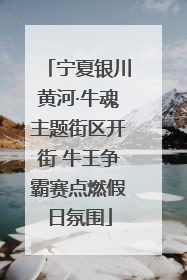 宁夏银川黄河·牛魂主题街区开街 牛王争霸赛点燃假日氛围
