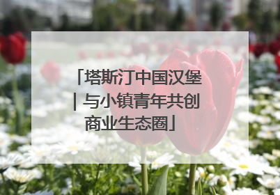 塔斯汀中国汉堡｜与小镇青年共创商业生态圈