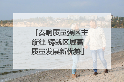 奏响质量强区主旋律 铸就区域高质量发展新优势