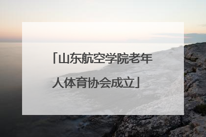 山东航空学院老年人体育协会成立