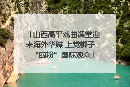 山西高平戏曲课堂迎来海外华媒 上党梆子“圈粉”国际观众