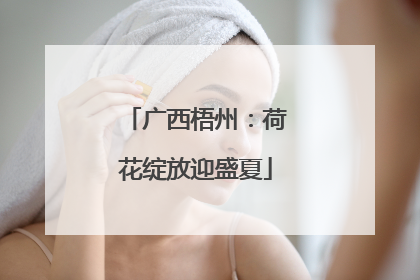 广西梧州：荷花绽放迎盛夏