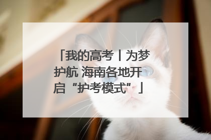 我的高考丨为梦护航 海南各地开启“护考模式”