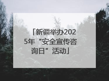新疆举办2025年“安全宣传咨询日”活动