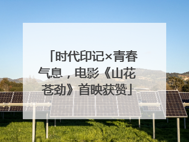 时代印记×青春气息，电影《山花苍劲》首映获赞