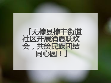无棣县棣丰街道社区开展消夏联欢会，共绘民族团结同心圆！