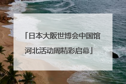 日本大阪世博会中国馆河北活动周精彩启幕