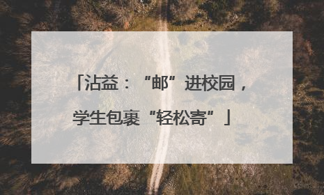 沾益：“邮”进校园，学生包裹“轻松寄”
