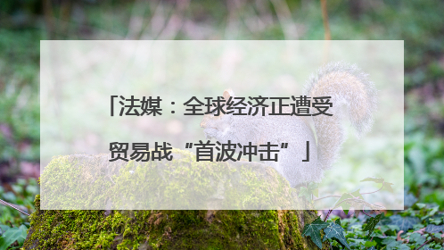 法媒：全球经济正遭受贸易战“首波冲击”