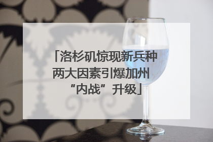洛杉矶惊现新兵种 两大因素引爆加州“内战”升级
