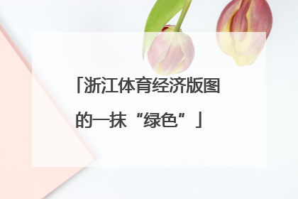 浙江体育经济版图的一抹“绿色”