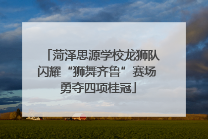 菏泽思源学校龙狮队闪耀“狮舞齐鲁”赛场 勇夺四项桂冠