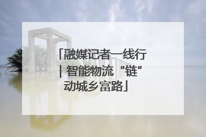 融媒记者一线行｜智能物流“链”动城乡富路