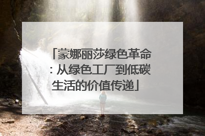 蒙娜丽莎绿色革命：从绿色工厂到低碳生活的价值传递