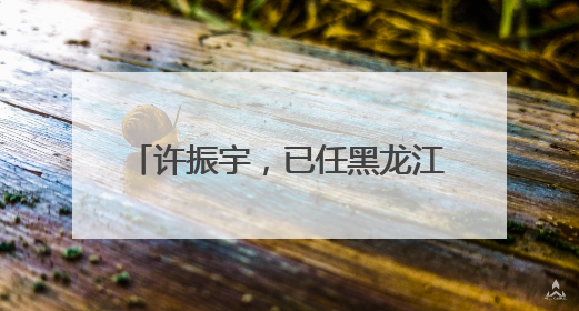 许振宇，已任黑龙江省教育厅党组书记