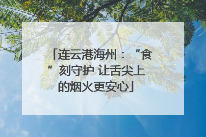连云港海州：“食”刻守护 让舌尖上的烟火更安心