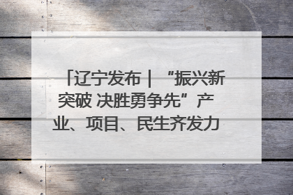 辽宁发布｜“振兴新突破 决胜勇争先”产业、项目、民生齐发力 葫芦岛按下决胜之年“加速键”