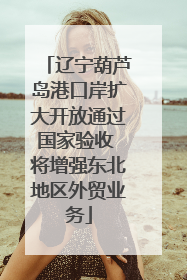 辽宁葫芦岛港口岸扩大开放通过国家验收 将增强东北地区外贸业务