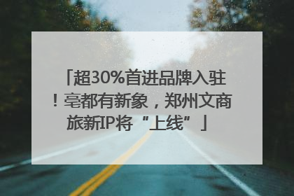 超30%首进品牌入驻！亳都有新象，郑州文商旅新IP将“上线”