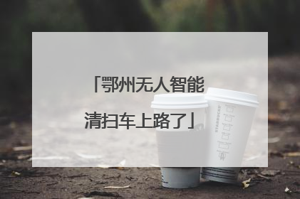 鄂州无人智能清扫车上路了