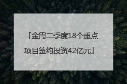 金霞二季度18个重点项目签约投资42亿元