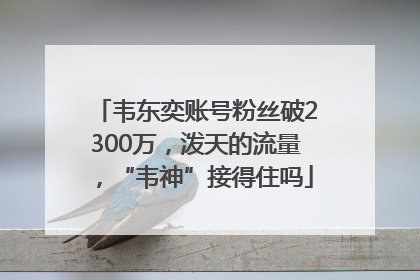 韦东奕账号粉丝破2300万，泼天的流量，“韦神”接得住吗
