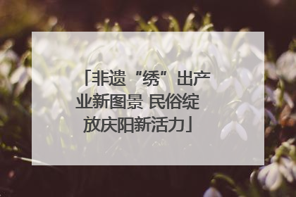 非遗“绣”出产业新图景 民俗绽放庆阳新活力