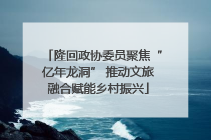 隆回政协委员聚焦“亿年龙洞” 推动文旅融合赋能乡村振兴