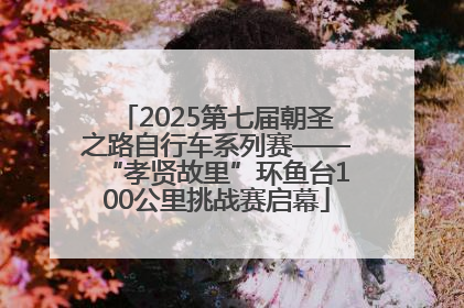 2025第七届朝圣之路自行车系列赛——“孝贤故里”环鱼台100公里挑战赛启幕